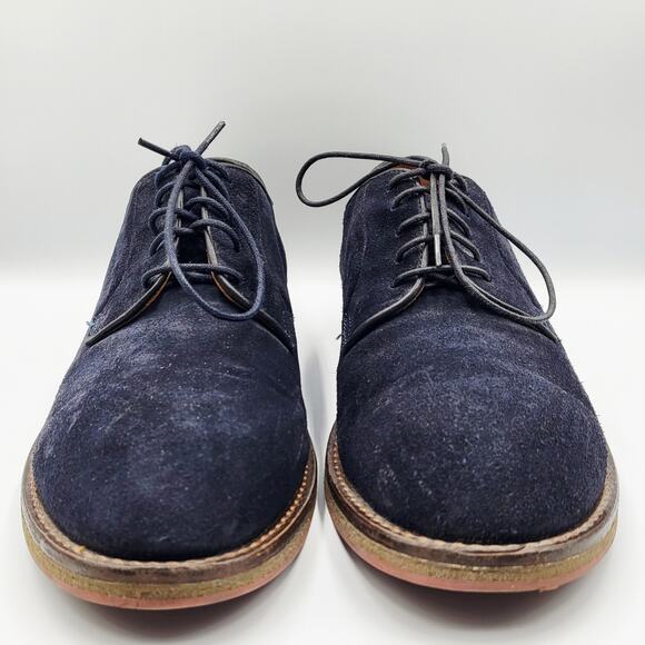To Boot New York Adam Derrick Navy Blue Suede Derby Loafer Men’s Size 9.5 - Picture 4 of 11